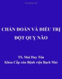 Bài giảng Chẩn đoán và điều trị đột quỵ não