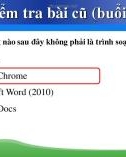 Bài giảng Tin học căn bản: Chương 1.2 - ThS. Mai Ngọc Tuấn