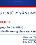 Bài giảng Tin học căn bản: Chương 1.3 - ThS. Mai Ngọc Tuấn