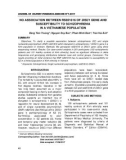 No association between RS821616 of DISC1 gene and susceptibility to schizophrenia in a Vietnamese population