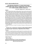 Gây mê bằng Propofol TCI hoặc Sevofluran không kèm thuốc giãn cơ trong phẫu thuật nội soi cắt tuyến ức điều trị bệnh nhược cơ