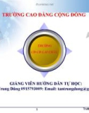 Bài giảng Tin học: Chương 5 - Trường CĐ Cộng đồng Lai Châu