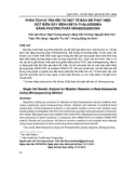 Phân tích di truyền từ một tế bào để phát hiện đột biến gây bệnh beta thalassemia bằng phương pháp minisequencing