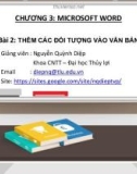 Bài giảng Tin học cơ bản: Chương 4.2 - Nguyễn Quỳnh Diệp