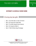 Bài giảng Tin học cơ bản - Chương 6: Intenet và World wide web