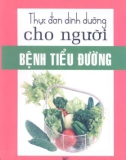 thực đơn dinh dưỡng cho người bệnh tiểu đường