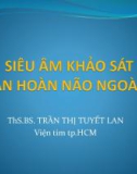 Bài giảng Siêu âm khảo sát tuần hoàn não ngoài sọ - ThS.BS Trần Thị Tuyết Lan