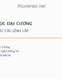 Bài giảng Tin học đại cương: Bài 6 - Phạm Xuân Cường