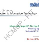 Bài giảng Tin học đại cương: Chương 1.1 - Trường ĐH Sư phạm TP. Hồ Chí Minh