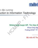 Bài giảng Tin học đại cương: Chương 3.1 - Trường ĐH Sư phạm TP. Hồ Chí Minh