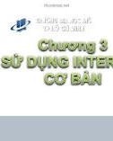 Bài giảng Tin học đại cương: Chương 3 - Trường ĐH Mở