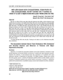 Mối Liên quan giữa cholesterol toàn phần và HDL cholesterol huyết tương với ý tưởng và hành vi tự sát ở bệnh nhân rối loạn trầm cảm chủ yếu