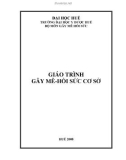 Giáo trình Gây mê - Hồi sức cơ sở - ĐH Y dược Huế