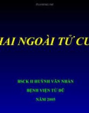 Bài giảng Thai ngoài tử cung - BSCK.II Huỳnh Văn Nhàn