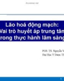 Bài giảng Lão hoá động mạch: Vai trò huyết áp trung tâm trong thực hành lâm sàng - PGS.TS. Nguyễn Văn Trí