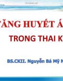 Bài giảng Tăng huyết áp trong thai kỳ - BS.CKII. Nguyễn Bá Mỹ Nhi