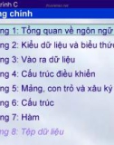 Bài giảng Tin học đại cương (Phần 3: Lập trình C): Chương 1 - Viện Công nghệ Thông tin & Truyền thông