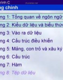 Bài giảng Tin học đại cương (Phần 3: Lập trình C): Chương 2 - Viện Công nghệ Thông tin & Truyền thông