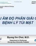 Bài giảng Siêu âm độ phân giải cao bệnh lý túi mật