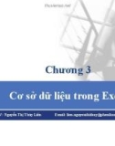 Bài giảng Tin học ứng dụng: Chương 3 - Nguyễn Thị Thùy Liên