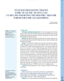 Tỷ lệ đái tháo đường thai kỳ ở phụ nữ có yếu tố nguy cao và mức độ ảnh hưởng tới thai phụ, thai nhi ở Bệnh viện Phụ sản Hải Phòng