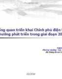 Bài giảng Tổng quan triển khai Chính phủ điện tử và định hướng phát triển trong giai đoạn 2016-2020