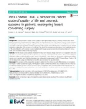 The COSMAM TRIAL a prospective cohort study of quality of life and cosmetic outcome in patients undergoing breast conserving surgery