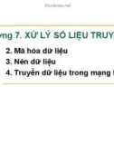 Bài giảng Truyền dữ liệu: Chương 7.2 - ThS. Cao Văn Lợi