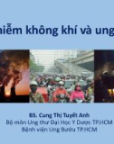 Bài giảng Ô nhiễm không khí và ung thư