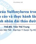 Bài giảng Vị trí của Sulfonylurea trong các khuyến cáo và thực hành lâm sàng trên bệnh nhân đái tháo đường típ 2