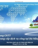 Bài giảng Ứng dụng công nghệ thông tin trong cung cấp dịch vụ công tại Đà Nẵng