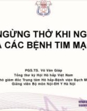 Bài giảng Ngừng thở khi ngủ và các bệnh tim mạch - PGS.TS. Vũ Văn Giáp