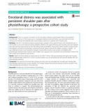 Emotional distress was associated with persistent shoulder pain after physiotherapy: A prospective cohort study