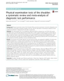 Physical examination tests of the shoulder: A systematic review and meta-analysis of diagnostic test performance