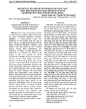 Một số yếu tố liên quan với rối loạn giấc ngủ trên bệnh nhân đái tháo đường cao tuổi tại Bệnh viện Y học Cổ truyền Hà Đông