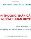 Bài giảng Tổn thương thận cấp do nhiễm khuẩn huyết