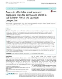 Access to affordable medicines and diagnostic tests for asthma and COPD in sub Saharan Africa: The Ugandan perspective