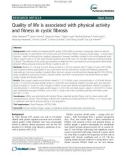 Quality of life is associated with physical activity and fitness in cystic fibrosis