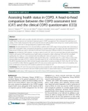 Assessing health status in COPD. A head-to-head comparison between the COPD assessment test (CAT) and the clinical COPD questionnaire (CCQ)