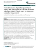 Internet-mediated physiotherapy and pain coping skills training for people with persistent knee pain (IMPACT – knee pain): A randomised controlled trial protocol