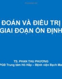 Bài giảng Chẩn đoán và điều trị COPD giai đoạn ổn định - TS. Phan Thu Phương