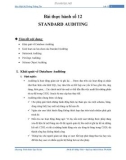 Bài thực hành Bảo mật hệ thống thông tin số 12: Standard Auditing