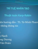 Bài thuyết trình: Thuật toán Karp-Rabin