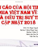 Bài giảng Khuyến cáo của hội tim mạch quốc gia Việt Nam về chẩn đoán và điều trị suy tim mạn: Cập nhật 2018