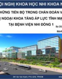 Những tiến bộ trong chẩn đoán và điều trị ngoại khoa tăng áp lực tĩnh mạch cửa tại Bệnh viên Nhi đồng 1