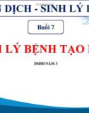 Bài giảng Miễn dịch - Sinh lý bệnh: Buổi 7 - ThS.BS Lê Thị Thu Hương