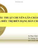 Bài giảng Phẫu thuật chuyển gân chày sau trong điều trị biến dạng bàn chân rớt