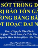 Bài giảng Sai sót trong điều trị bảo tồn gãy xương bằng băng bột hoặc đai nẹp