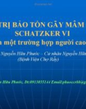 Bài giảng Điều trị bảo tồn gãy mâm chày Schatzker VI (Nhân một trường hợp người cao tuổi) - ThS. Nguyễn Hữu Phước