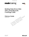 Building Data-Driven Web Sites Using Microsoft® FrontPage® 2000 Delivery Guide